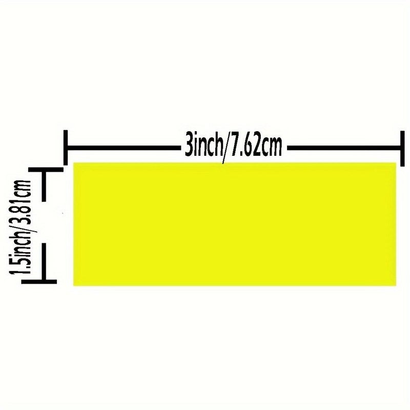 300pcs Colorful 3x1.5 Inch Rectangle Labels for Inventory Moving Boxes Bins - Image 2