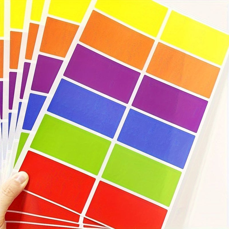 300pcs Colorful 3x1.5 Inch Rectangle Labels for Inventory Moving Boxes Bins - Image 5