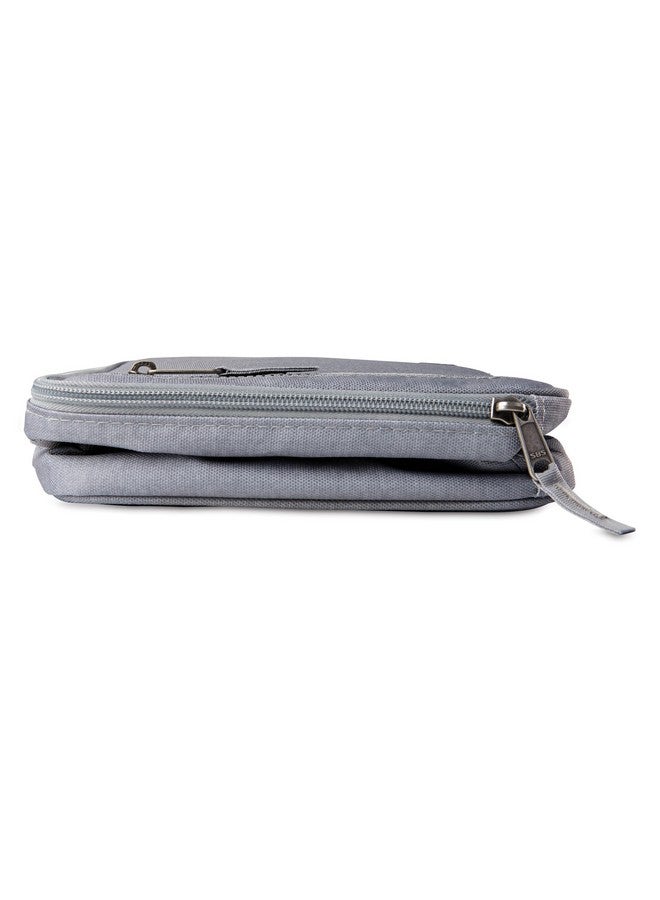 PACKIT PackIt Freezable Classic Lunch Box, Gray Fog, Built with EcoFreeze® Technology, Collapsible, Reusable, Zip Closure With Front Pocket and Buckle Handle, For Work Lunches and Fresh Lunch On the Go  - Image 4