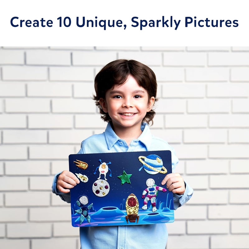 Skillmatics Foil Fun - Space, No Mess Art & Craft Kit for Kids, DIY Creative Activity, Travel Toys, Perfect Gifts for Girls & Boys Ages 4, 5, 6, 7, 8, 9 - Image 4