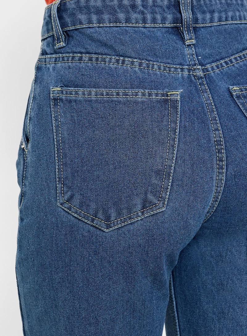 جينجر جينز مومز عالي الخصر - Image 5