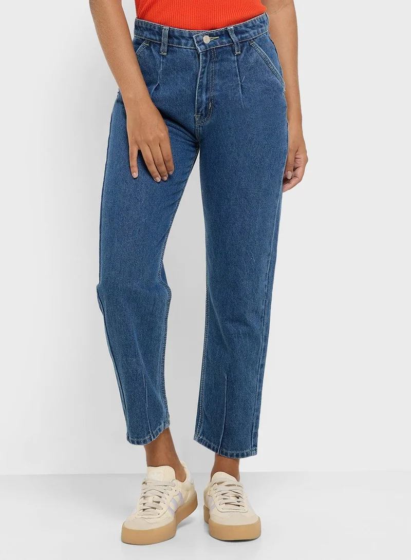 Ginger  High Rise Mom Jeans for Women | Best Price UAE