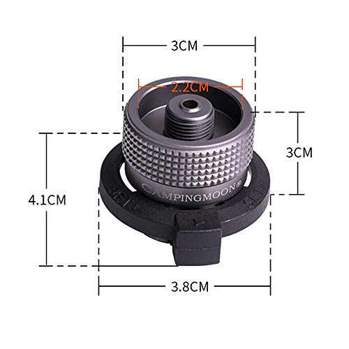 camping moon Campingmoon Gas Canister Refill Adapter, Portable Outdoor Gas Saver Lindal Valve Canister Shifter, Camping Canister Vent Valve, Z15 (Z15 + Z11) - Image 3
