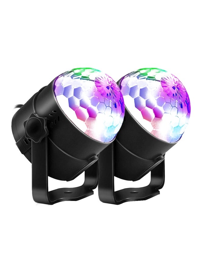Loquat 2-Piece Remote Controlled LED Ball Light Multicolour - Image 1