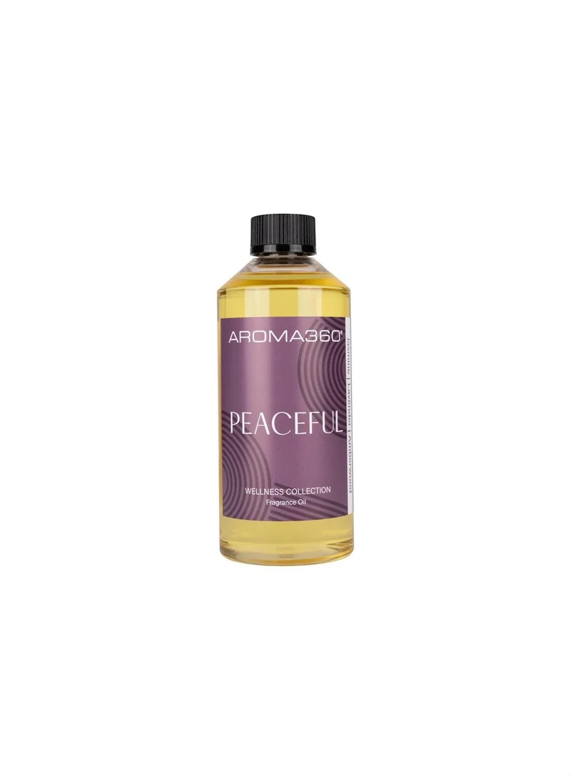 Peaceful Fragrance Oil Blend - Hotel Inspired for Luxury Essential Oil Diffusers - Aromatherapy Scent Diffuser Oil - Jasmine, Lavender, and Amberwood  - 500 mL