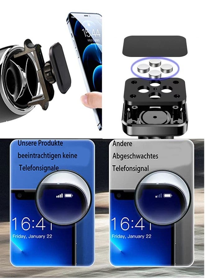ICAILIN Car Vent Phone Mount Compatible Applicable Mercedebenz Mobile Phone Holder A/B/C/E/S-Class,FordMustang, Automatic Locking Universal Car Mount for iPhone Magnetic - Image 2