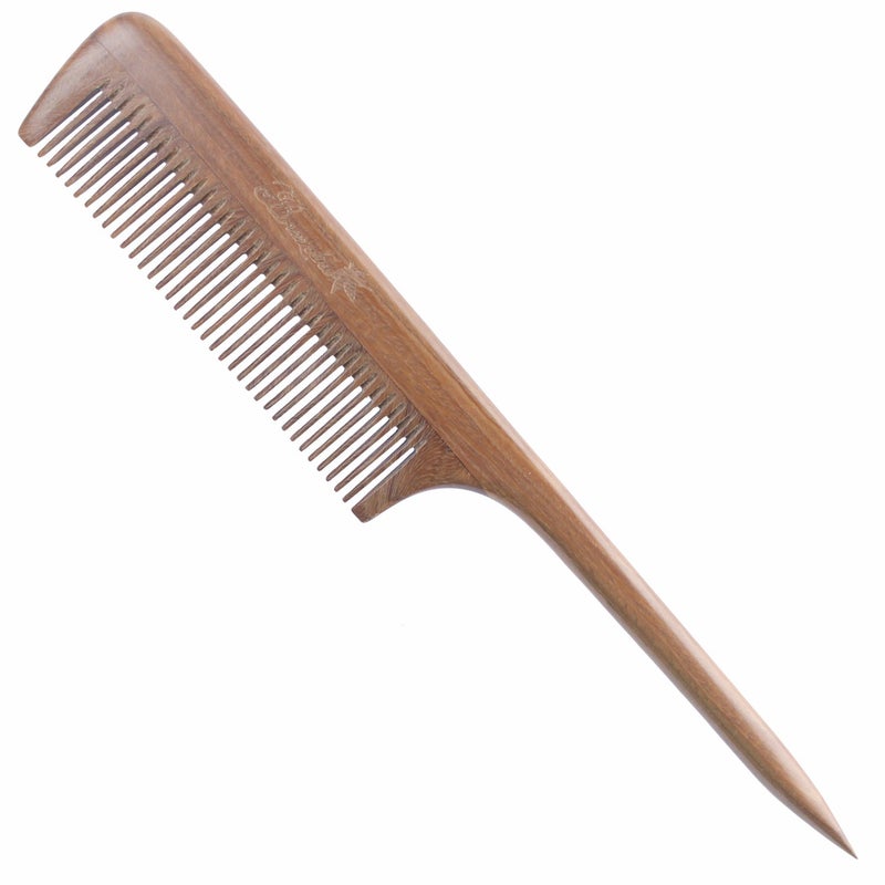 Breezelike Hair Combs - Sandalwood Fine Tooth Comb - No static Natural Aroma Wooden Tail Comb for Women - Image 1