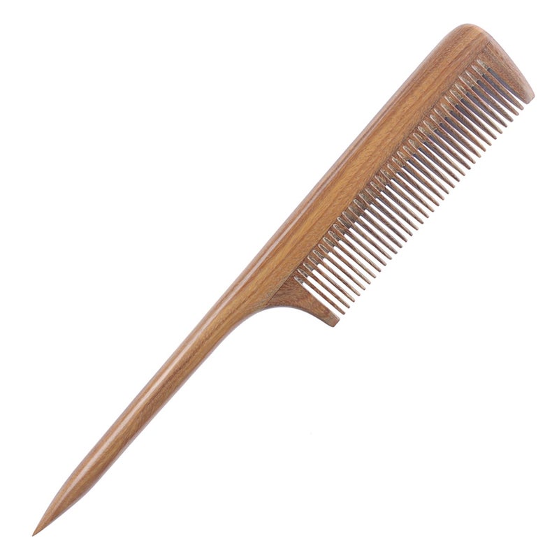 Breezelike Hair Combs - Sandalwood Fine Tooth Comb - No static Natural Aroma Wooden Tail Comb for Women - Image 5
