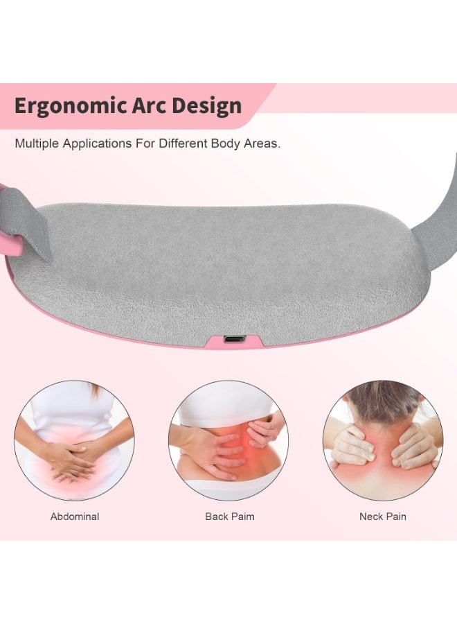 Portable Heating Pad Belt – Adjustable Heat & Vibration for Period Pain Relief, Back & Stomach Comfort - Image 5