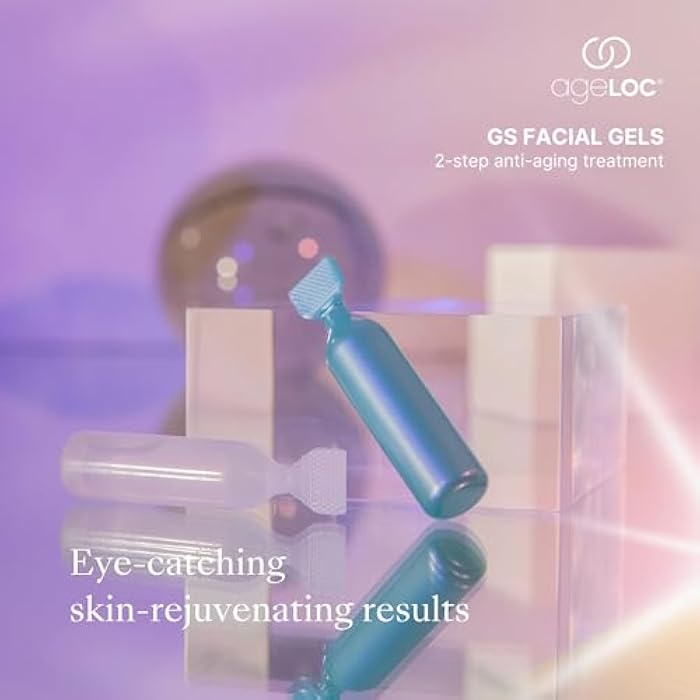 Nu Skin ageLOC GS Facial Gels | Expertly Formulated 2-Step At-Home Anti-Aging Treatment for Visibly Reduced Lines, and Glowing, Youthful Skin, Infused with ageLOC Blend | 1 Pack - Image 2