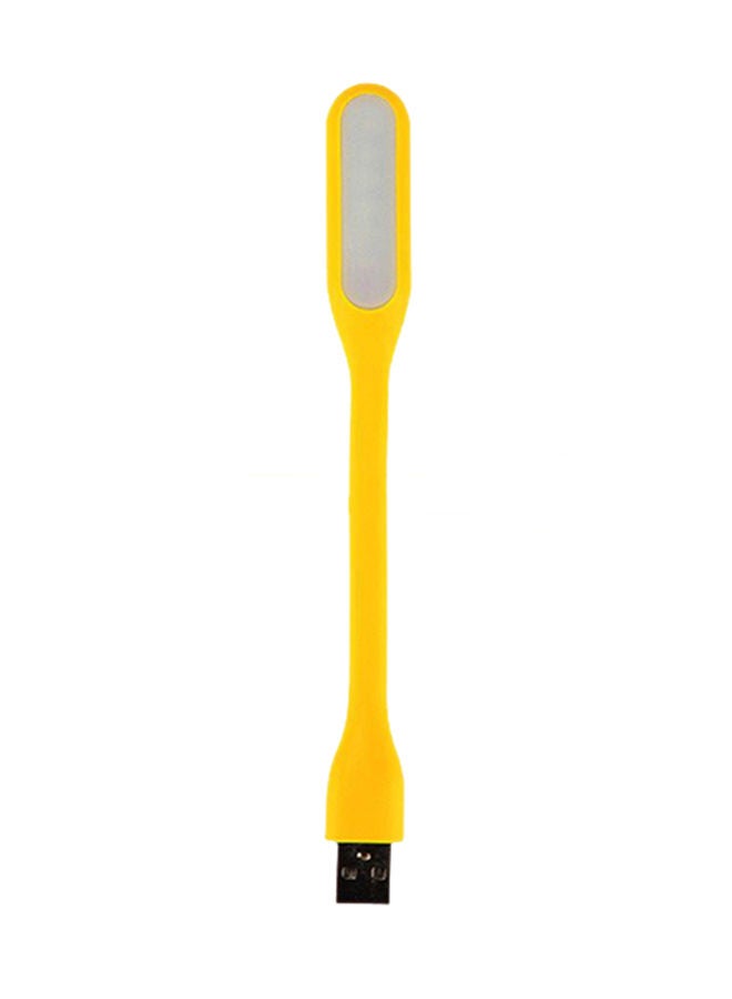 NIBEMINENT Flexible Mini USB LED Night Light Yellow 16.51x1.78x0.89cm  - Image 1