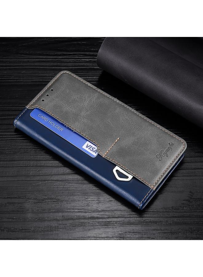 S-TOP Case For Samsung Galaxy S22+ 5G Retro Texture Contrast Color Side Buckle Horizontal Flip Leather Case with Holder & Card Slots & Wallet - Image 4