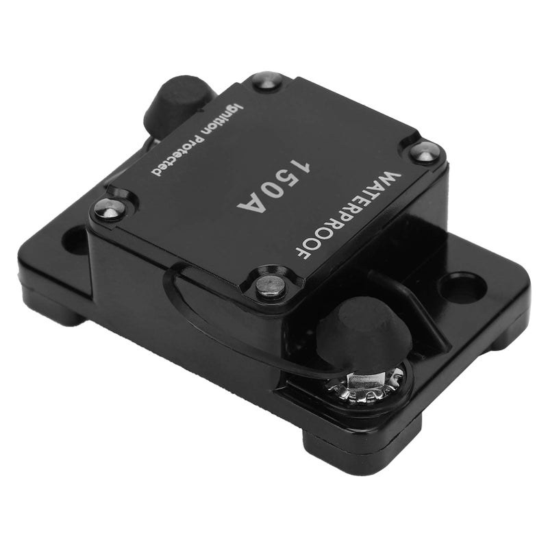 150A DC 12 24V Auto Reset Circuit Breaker Waterproof Fuse Holder For Vehicle Audio Visual System - Image 4