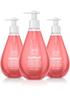 Method Method Gel Hand Soap Pink Grapefruit 12 oz 3 pack Packaging May Vary 