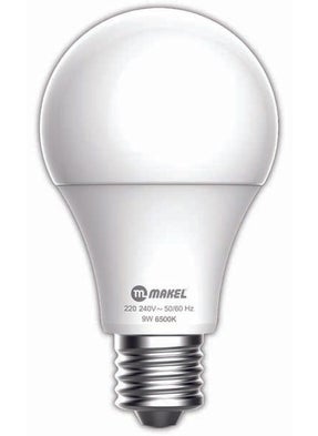 Makel 9W LED BULB 6500K WHITE LIGHT 