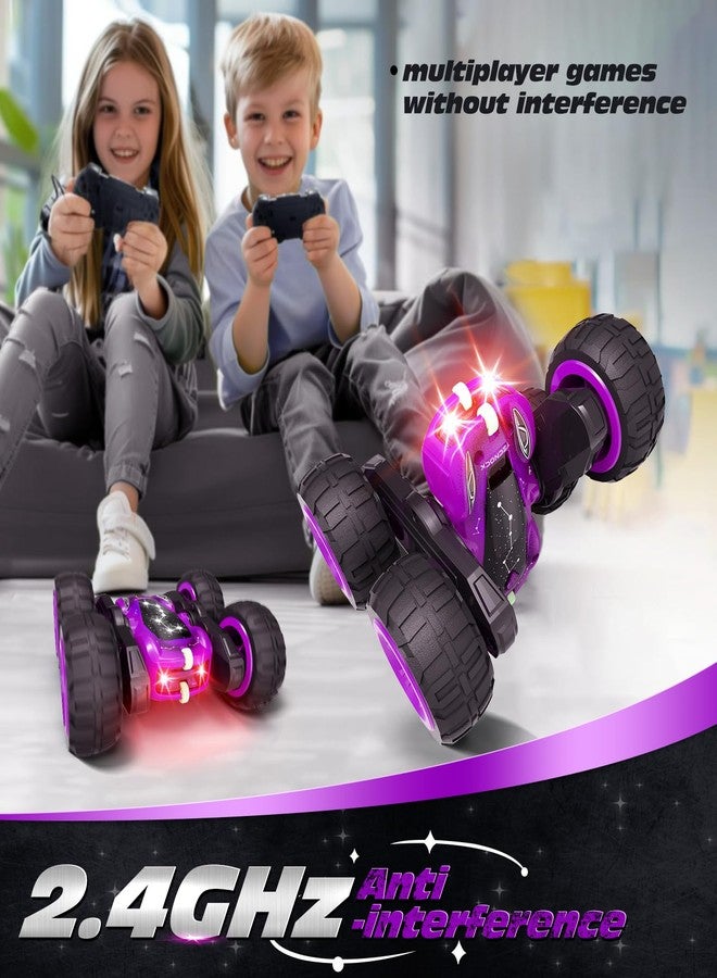 Tecnock Remote Control Car for Kids, 2.4GHz RC Car with USB-C Easy Charging, 4WD Double Sided 360° Rotates and Flips RC Stunt Car, Toys Gift for Boys and Girls - Image 5