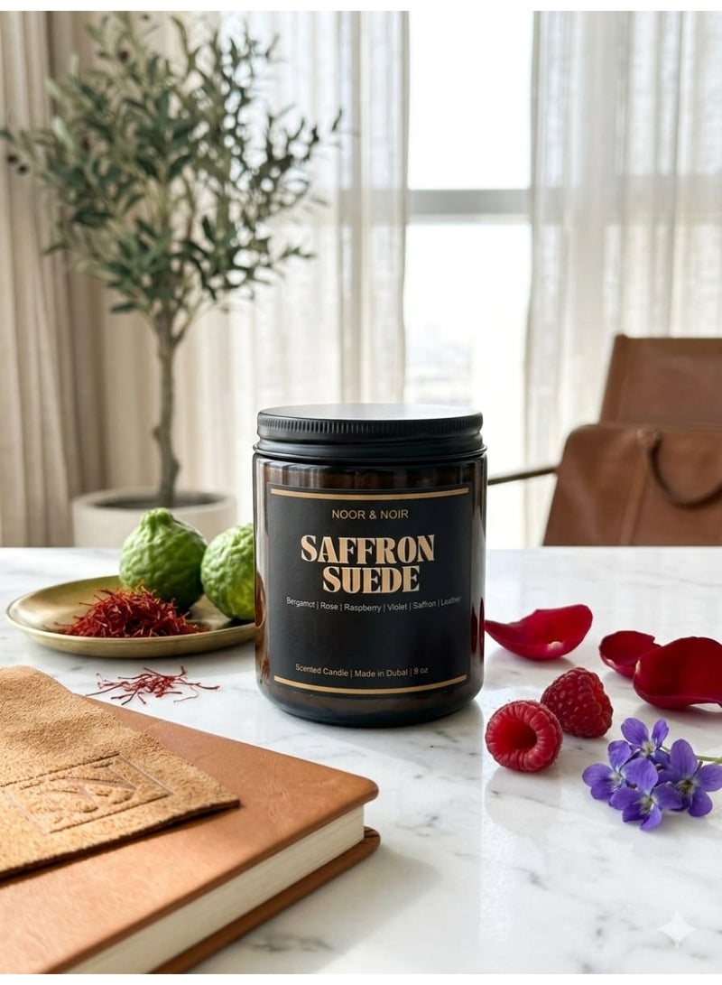نور ونوير | Velvet & Berry Duo | شمعة معطرة مصنوعة يدويا | 8oz/227g - Image 4
