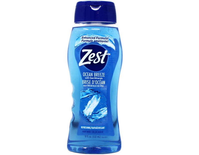 Zest Body Wash Ocean Breeze with Sea Minerals Refresh 18 Ounce (Pack of 2) - Image 2