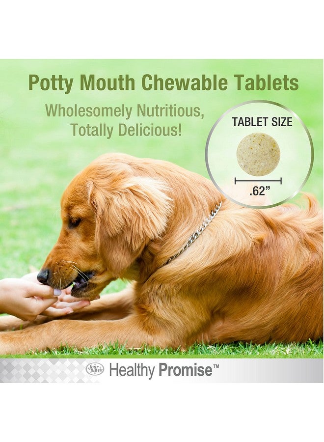 Four Paws Healthy Promise Potty Mouth Tablets - Coprophagia Stool Eating Deterrent for Dogs 90 Count - Image 3