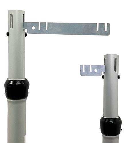 Crossbar Valance Hanger for Pipe and Drape 3 Hanger 2 Pack