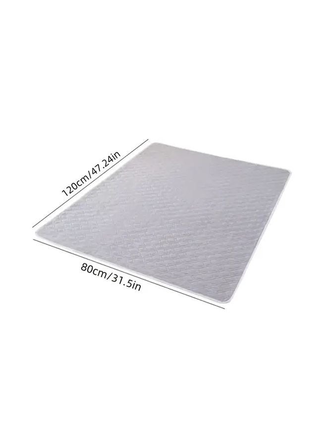 Sky Blue Anti Slip Urine Pad 39 37x59 06 Inch Durable Polyester Pet Training Mat - Image 5