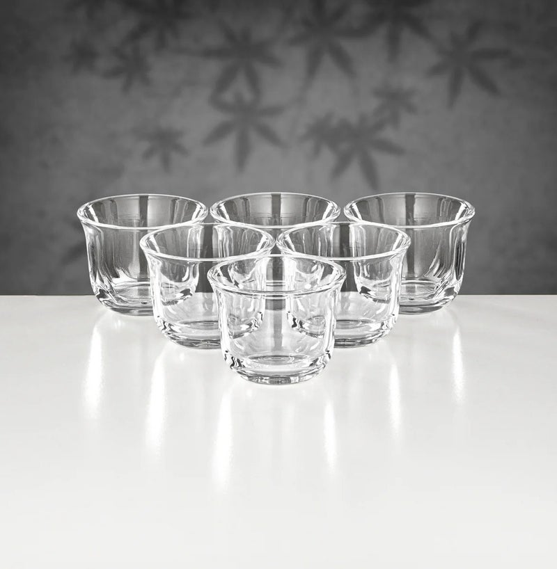 Almarjan 21 Pieces Tea & Coffee Set, Gun Black & Silver - Image 4