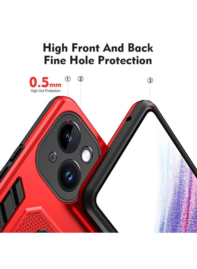 erorex Case For iPhone 14 Plus Variety Brave Armor Finger Loop Holder Phone Case  - Image 4