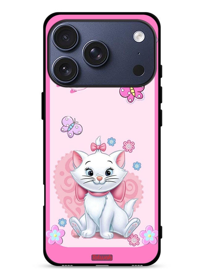 Tolwak Apple iPhone 17 Pro Protective Case Cover Cute Lady Cat - Image 1