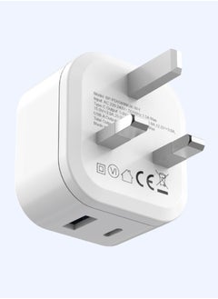 blupebble 2-Port PD GaN Fast Charger 65W Dual Port USB C Charger Plug, Type C PD Adapter Travel Charger Plug  - Image 2