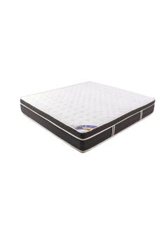 Almutlaq Furniture Arabian Majesty - Enhanced Pocker Springs Mattress For Exceptional Support And Comfort Sleep Experience - Super King Size 200x200x28 CM - Colour White Black  - Image 2