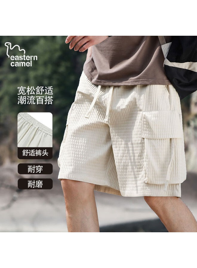 Eastern Camel Men's Trendy Comfortable Thin Breathable Casual Sports Basketball Shorts Outdoor Quick-drying Loose Fit Five-point Pants Men - Image 1