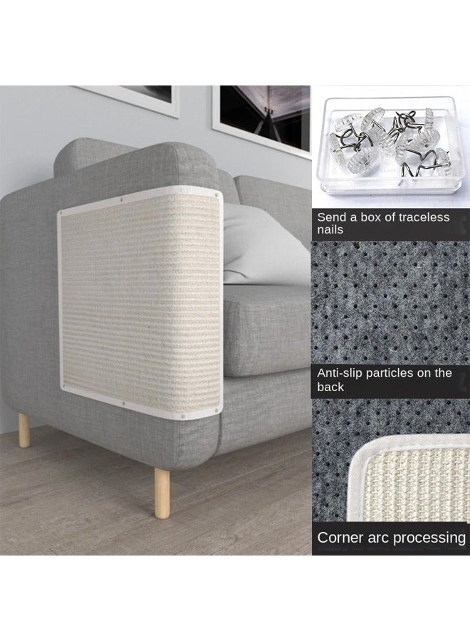 Sofa Protector Anti-Scratch Scratch-Resistant Wear-Resistant Anti-Dandruff Cat Scratching Post Sisal Mat