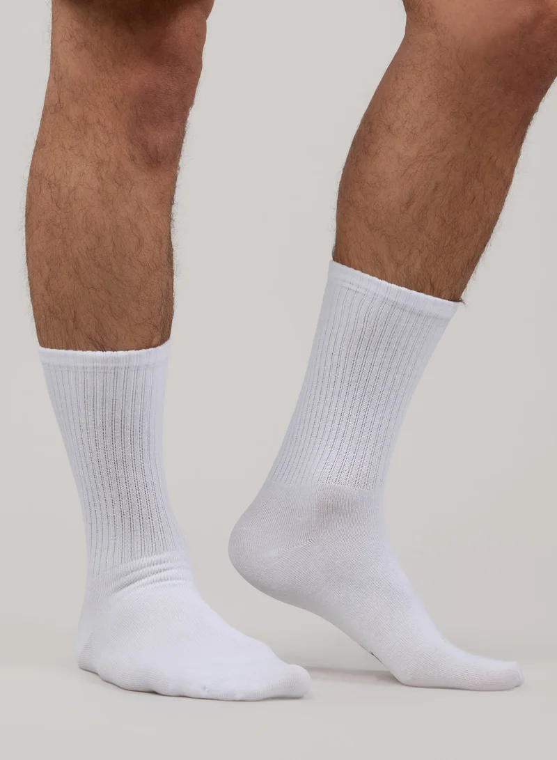 Just Nature 3-Pack Premium Crew Socks