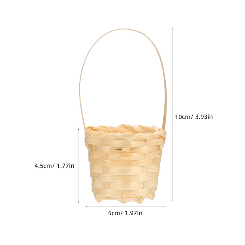20 Pcs Woven Flower Storage Baskets Multi-functional Basket Storage Holders - Image 5