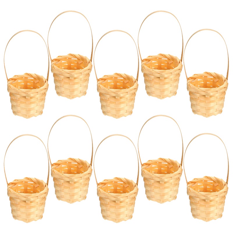 20 Pcs Woven Flower Storage Baskets Multi-functional Basket Storage Holders - Image 4