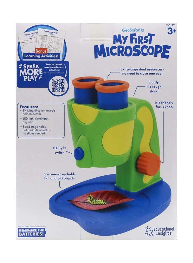 Educational Insights Geosafari Jr. My First Kids Microscope Toy, Preschool Science, Stem Toy, Gift For Boys & Girls, Ages 3+ - Image 4
