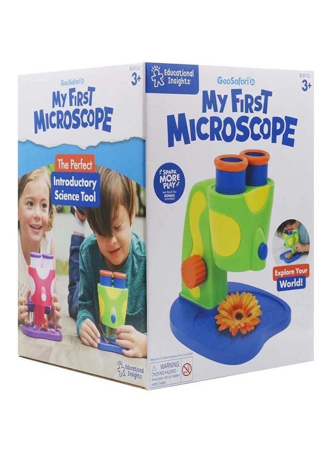 Educational Insights Geosafari Jr. My First Kids Microscope Toy, Preschool Science, Stem Toy, Gift For Boys & Girls, Ages 3+ - Image 3