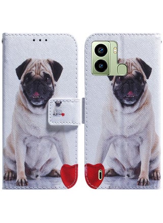 Case Cover For For Tecno Pop 6 Fingerprint Coloured Drawing Flip Leather Phone Case(Pug) - pzsku/ZED390FF56B6438D3DA15Z/45/_/1710457034/e2e8093d-4d87-4277-af9d-5015b33823aa