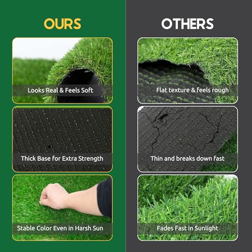 Zamia Artificial Grass Mat 2x4 ft | 35mm Carpet for Home, Balcony & Floor Decoration - Image 3