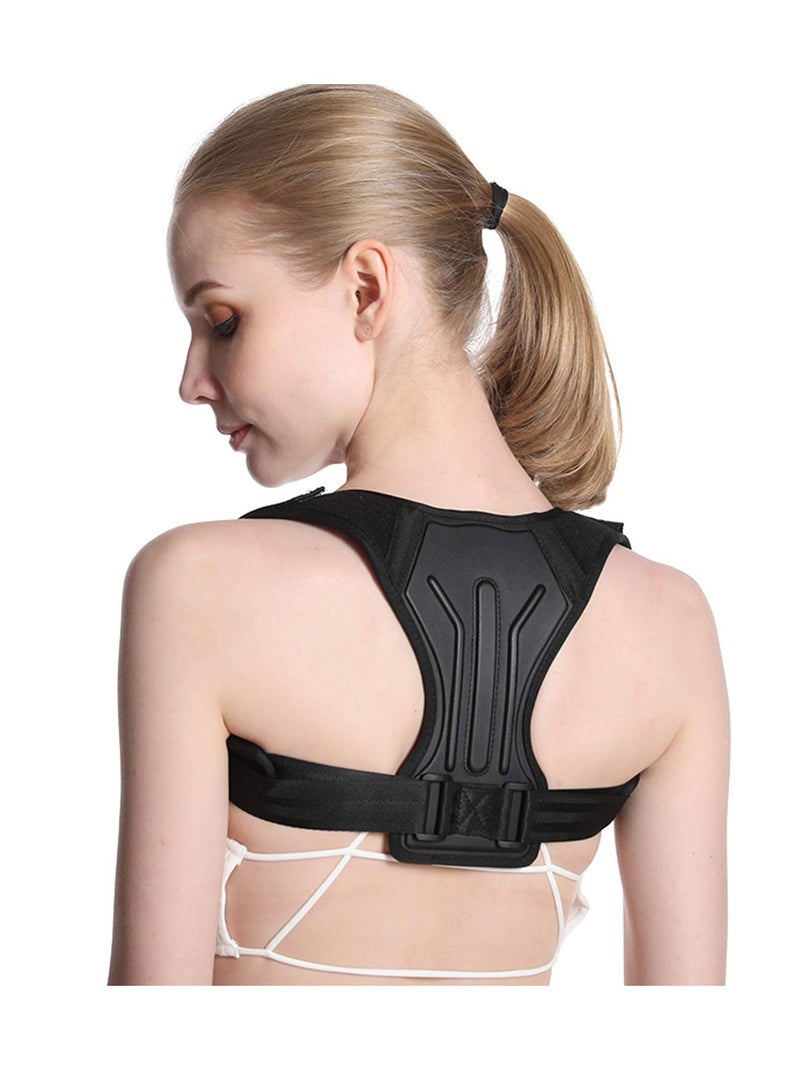 Suntown Posture Corrector for Women and Men, Adjustable Shoulder Straps Back Brace/Back Straightener / Posture Trainer Effective for Neck, Shoulder, Upper Back Pain Relief and Posture Trainer (Large) - Image 1