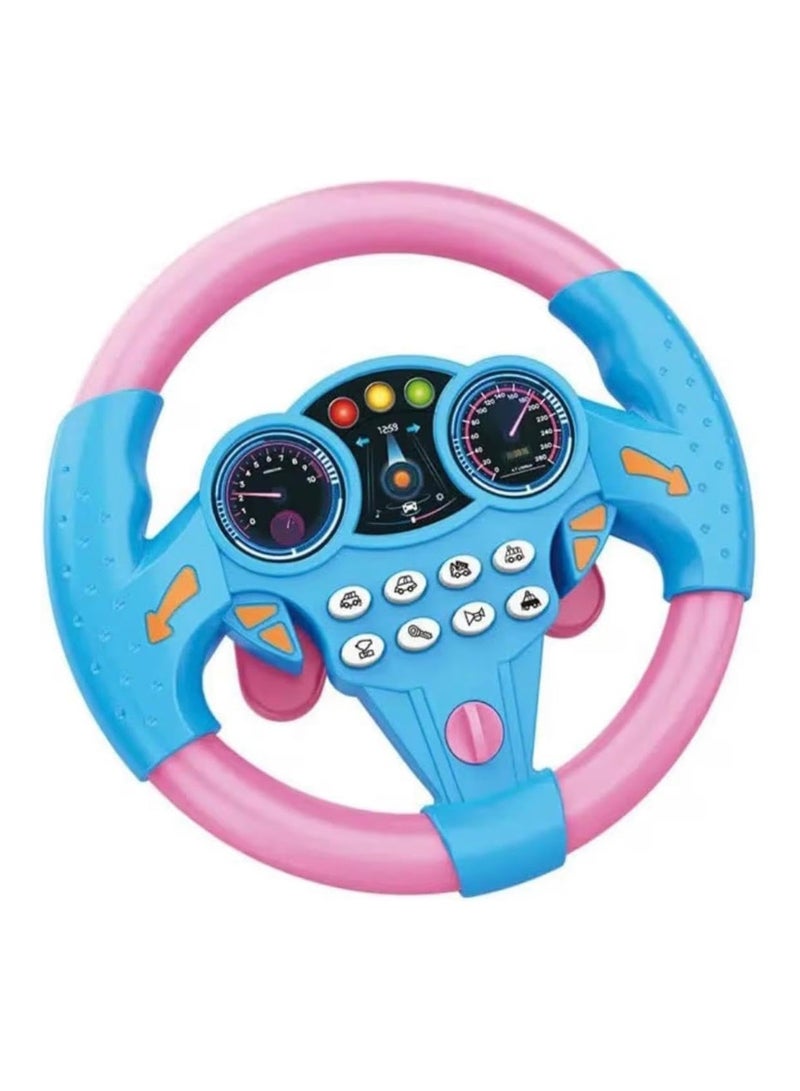 vGRASSP Electronic Steering Wheel Toy for Kids - Interactive Driving Simulation with Sounds & Music - Image 1