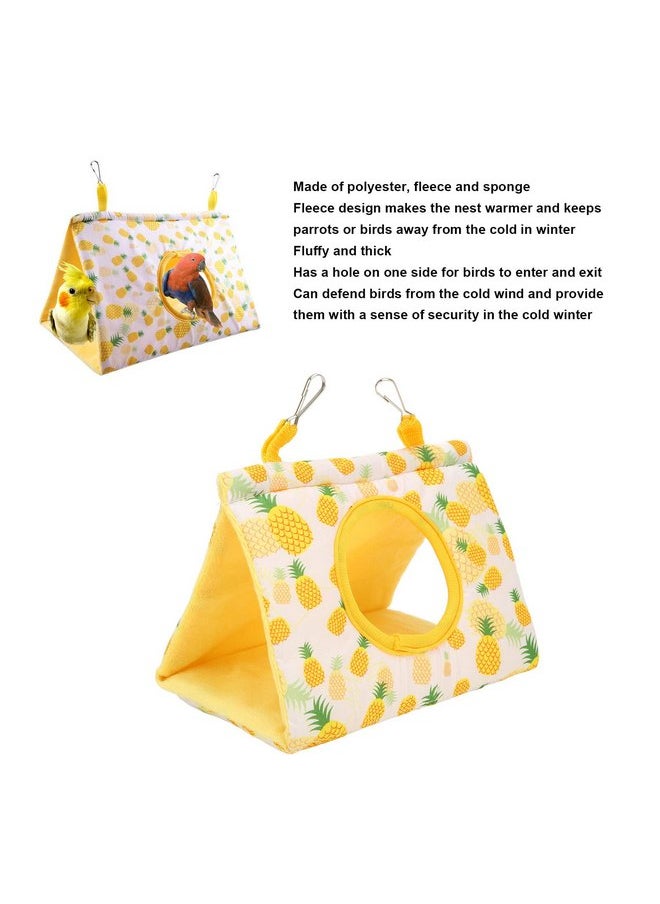 Zerodis Zerodis Parrot Hammock, Birds Hammock Hut Bird Bed House Tent Budgie Shed Hanging Snuggle Cave Nest for Quaker Lovebirds Cockatiels  - Image 4