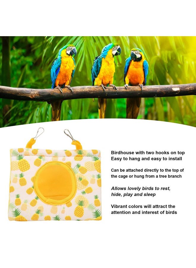 Zerodis Zerodis Parrot Hammock, Birds Hammock Hut Bird Bed House Tent Budgie Shed Hanging Snuggle Cave Nest for Quaker Lovebirds Cockatiels  - Image 3