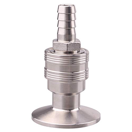 DERNORD Stainless Steel Quick Disconnect Set -Beer Brewing Tri Clover Connector Kit (Barb male/tri clamp female) - Image 2