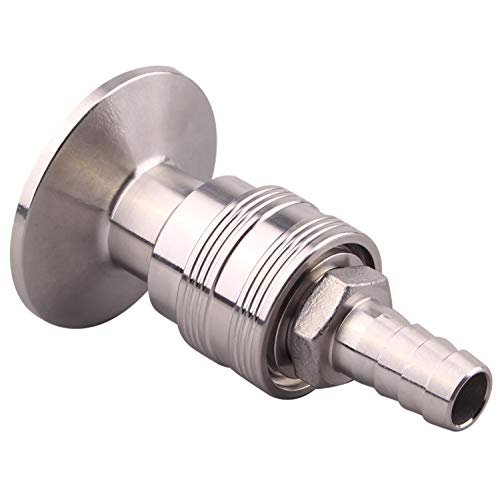 DERNORD Stainless Steel Quick Disconnect Set -Beer Brewing Tri Clover Connector Kit (Barb male/tri clamp female) - Image 4