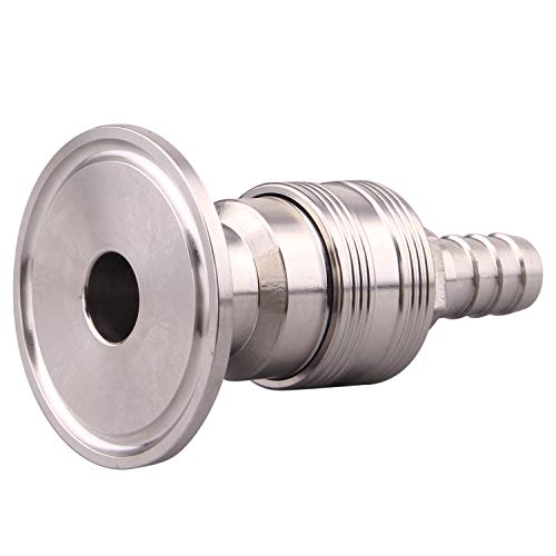DERNORD Stainless Steel Quick Disconnect Set -Beer Brewing Tri Clover Connector Kit (Barb male/tri clamp female) - Image 3
