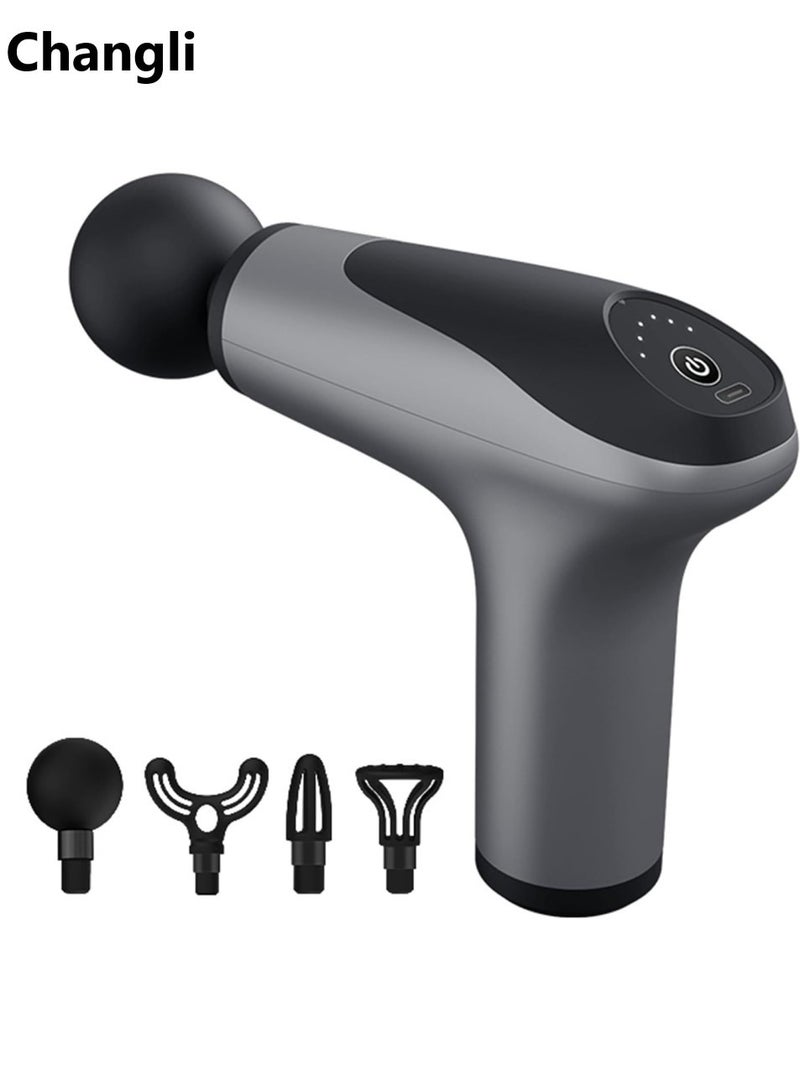 Changli Mini Massage Gun, Muscle Massage Gun, Precussion Massager for Back Neck Shoulder, Small & Lightweight, Type-C Charging, Full Body Relax Gift for Men Women, Full Body Relaxation - Image 1