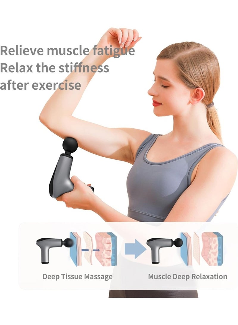 Changli Mini Massage Gun, Muscle Massage Gun, Precussion Massager for Back Neck Shoulder, Small & Lightweight, Type-C Charging, Full Body Relax Gift for Men Women, Full Body Relaxation - Image 2