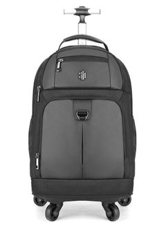 ARCTIC HUNTER Professional Business Travel Roller Backpack,Big Capacity Trolley Laptop Bag for Men and Women,College School Book Bag Office Rolling Computer Backpack Fits 17 Inch Notebook  - Image 1