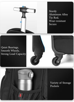 ARCTIC HUNTER Professional Business Travel Roller Backpack,Big Capacity Trolley Laptop Bag for Men and Women,College School Book Bag Office Rolling Computer Backpack Fits 17 Inch Notebook  - Image 5